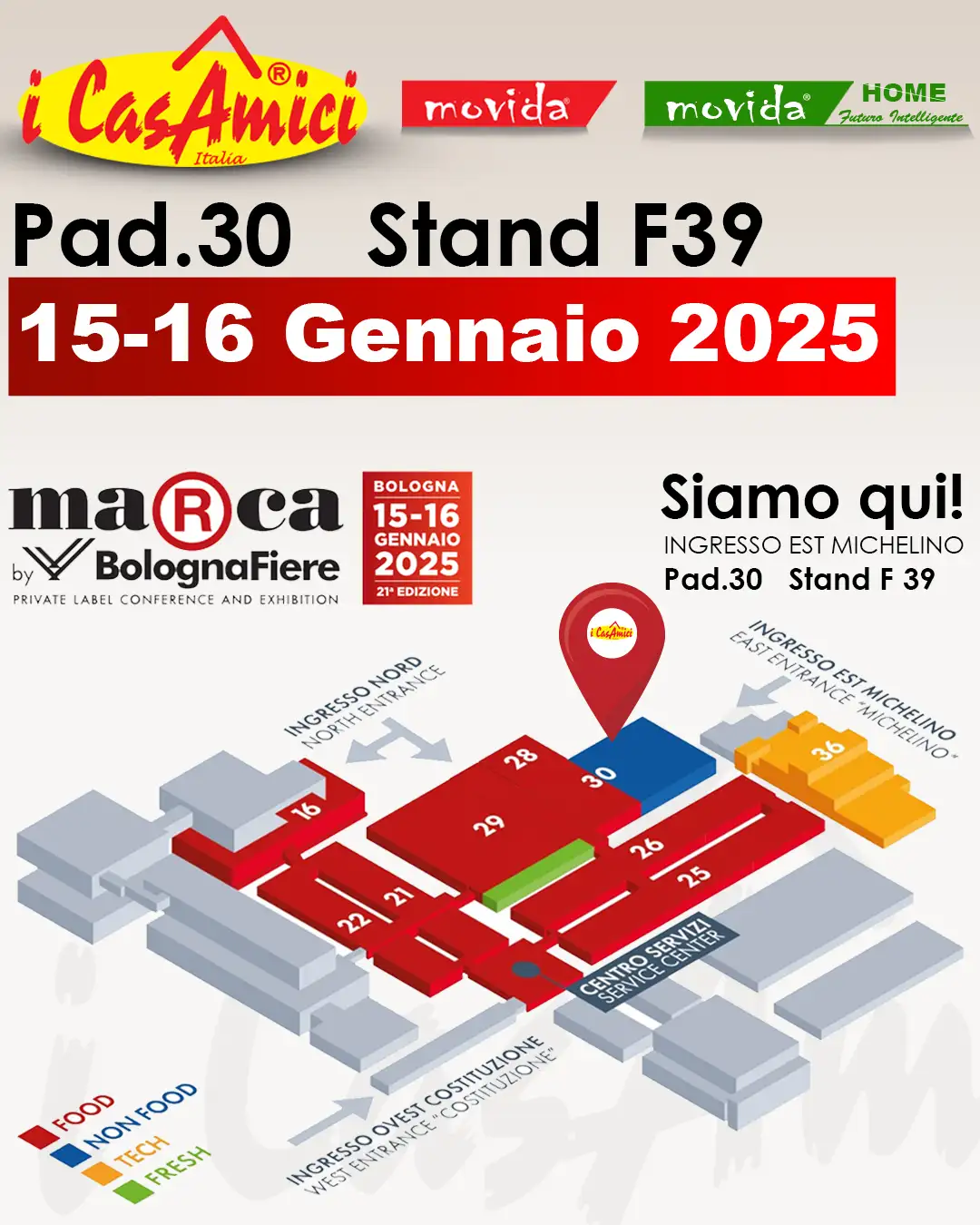 icasamici eventi fiera Marca bologna